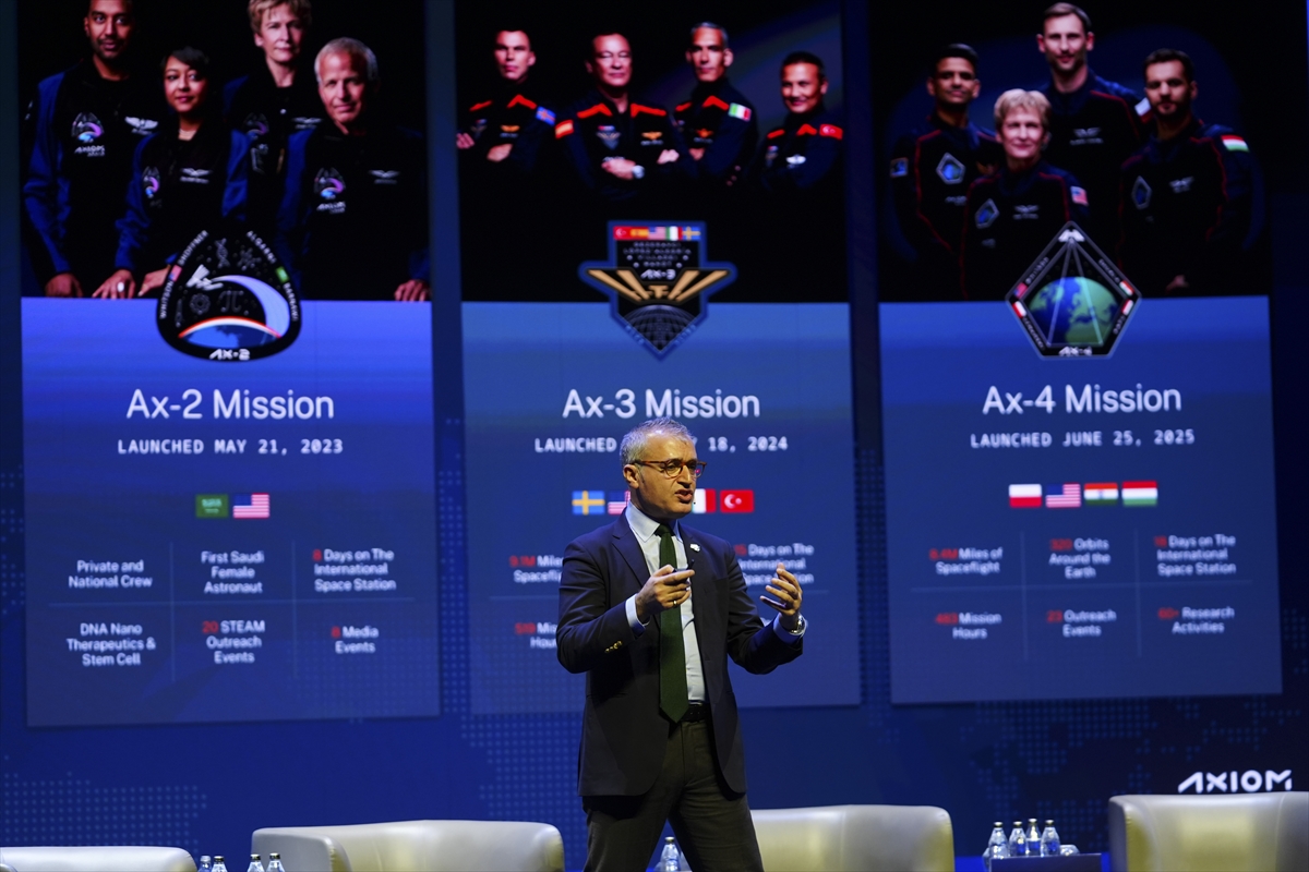 Necmettin Kaymaz, Director, International Government Business, delivered a keynote presentation on the new space economy at MUSIAD Vizyoner in Istanbul, highlighting our growing role in the commercial space industry and how Axiom Space helps countries achieve their space
