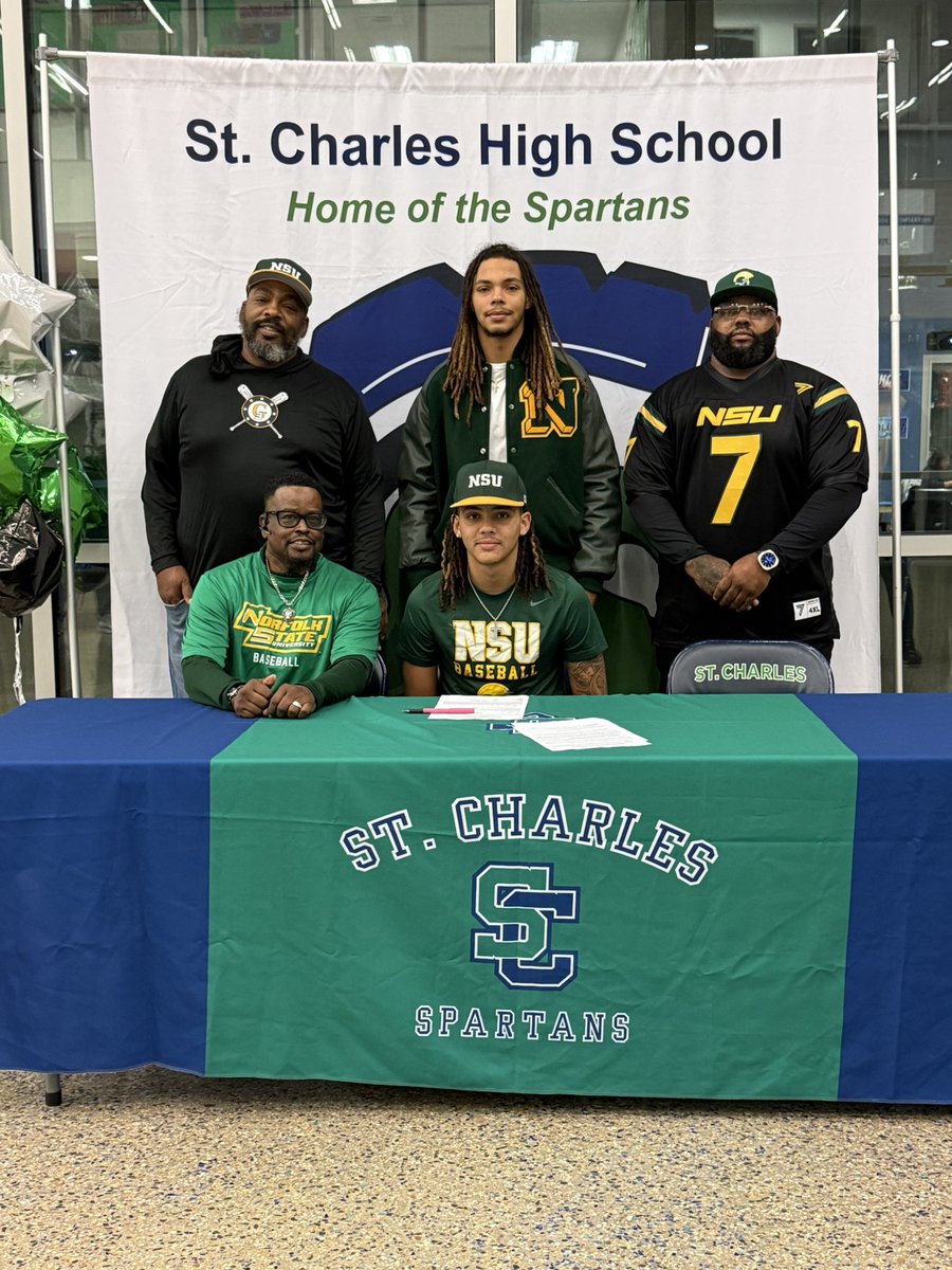 mskqueen23's tweet photo. BEHOLD 💚💛 Signed Sealed and Delivered! ✍️ #NorfolkStateBaseball https://t.co/rR63erSdbk