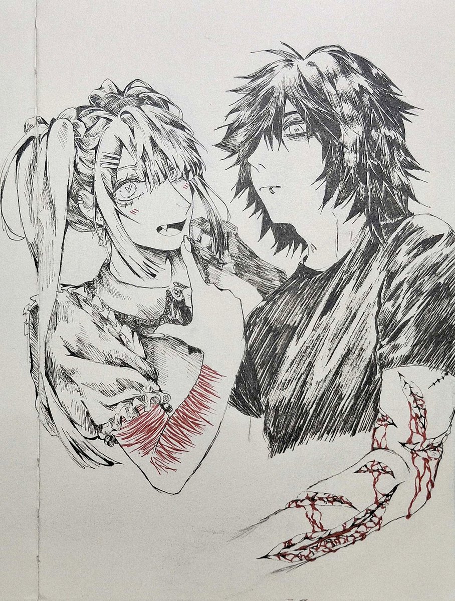 A bit stereotypical but I drew them❤ #selfharm