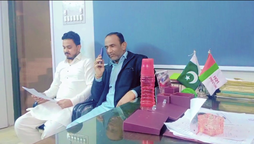 uc16bofficial's tweet image. Landhi Town Member #Basit uz Zama and UC 16B Joint UC Organizer #Ghayas uddin visited Korangi Zaman Town and learned about the free #NAVTTC courses being offered under #MQM Pakistan’s “#Learn to Earn” program. They obtained forms to enroll the people of Landhi in this program.