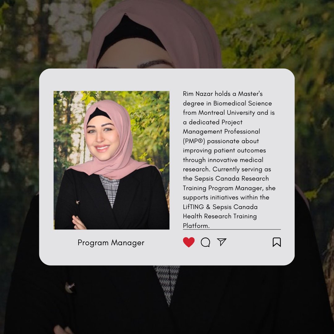 LifTING & Sepsis Canada Research Training Program tweet media