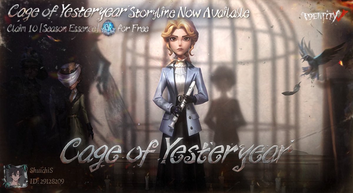 rxntique's tweet photo. I'm playing Identity V. Fancy a game? https://t.co/cPMmyxkvVo