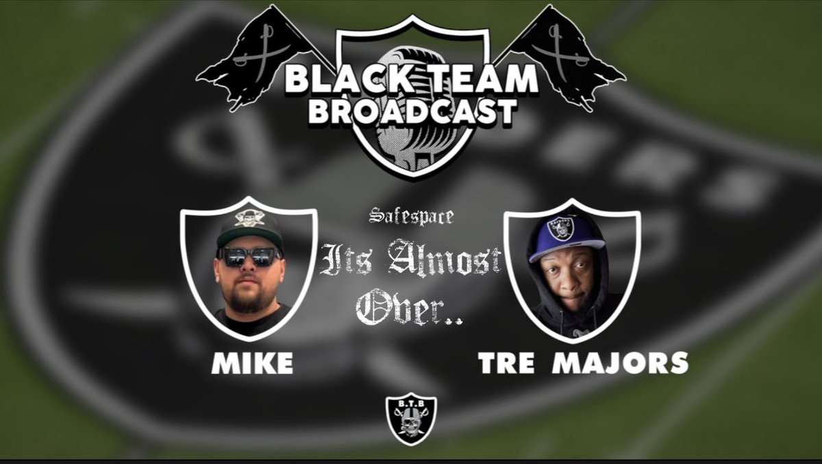 New #BTB Episode 
“5 More Weeks (Safe Space)”

🎙️ <a href="/TheeMikeaveli/">MIKE 🏴‍☠️😶‍🌫️</a> &amp; <a href="/TreMajors/">raider tre 540</a> 
TONIGHT 7pm PT #RaiderNation 
📺 youtube.com/live/1doQhVM19…