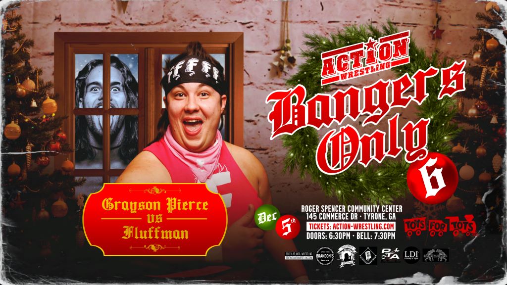 MATCH ANNOUNCEMENT 

Friday night LIVE at #BANGERSONLY6, Grayson Pierce faces off with Fluffman!

Watch LIVE on IWTV at 730pm ET!