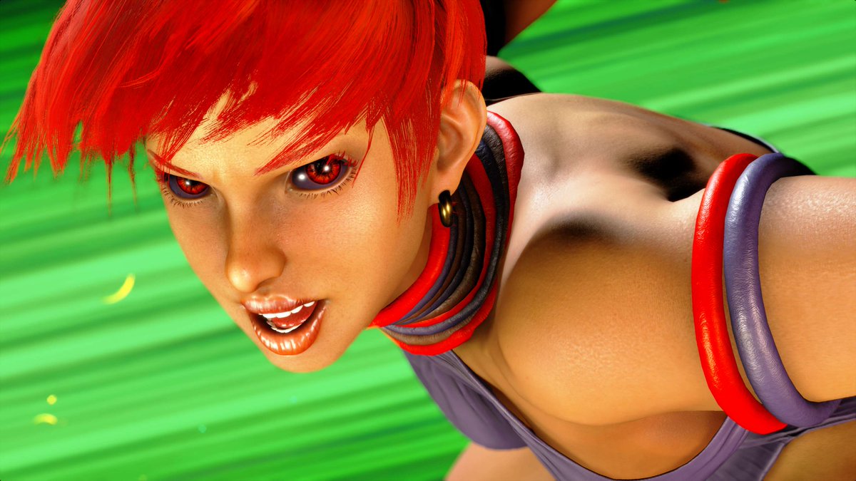 StreetFighter's tweet photo. Friends 4 Lyfe! ❤️

Get the Akuma-inspired Outfit 2 EX Color for Elena in the return of Giant Attack. https://t.co/3EQondUDl1