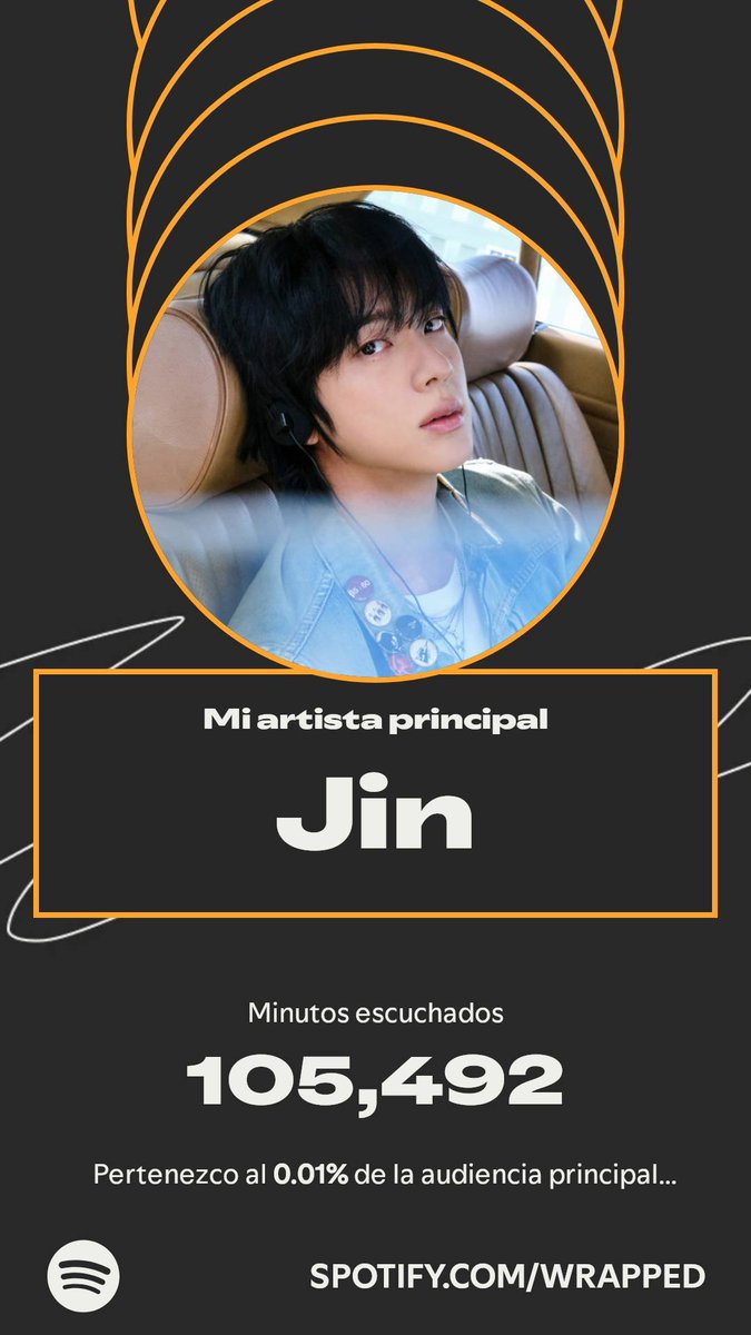 mabe_7reasons's tweet photo. Era de esperarse, te amo Jin 💜

ARMY ON SPOTIFY WRAPPED
#ARMYSpotifyWrapped
#SpotifyWrapped2025 https://t.co/wj6UaXXxiy