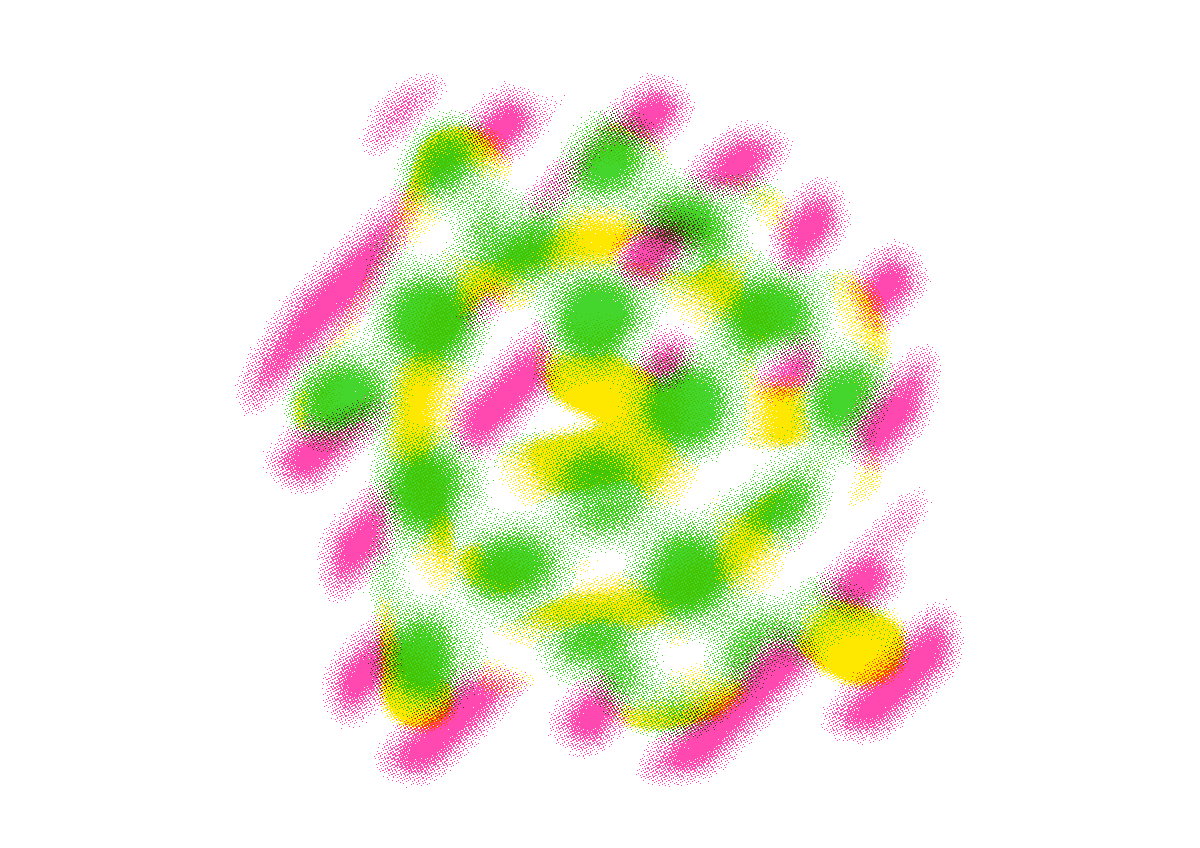 joki_hirooka's tweet image. 像…？
#dailycoding #p5js #pavejs #risograph