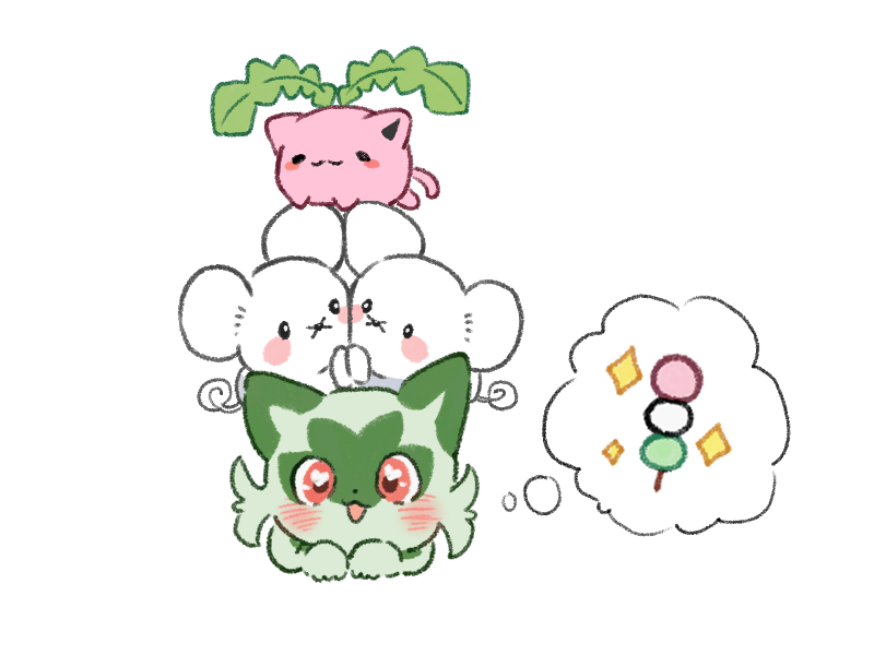 Ri_0055's tweet photo. 三食団子🍡

#ポケモンイラスト #pokemon https://t.co/9Ns2qu5TuG