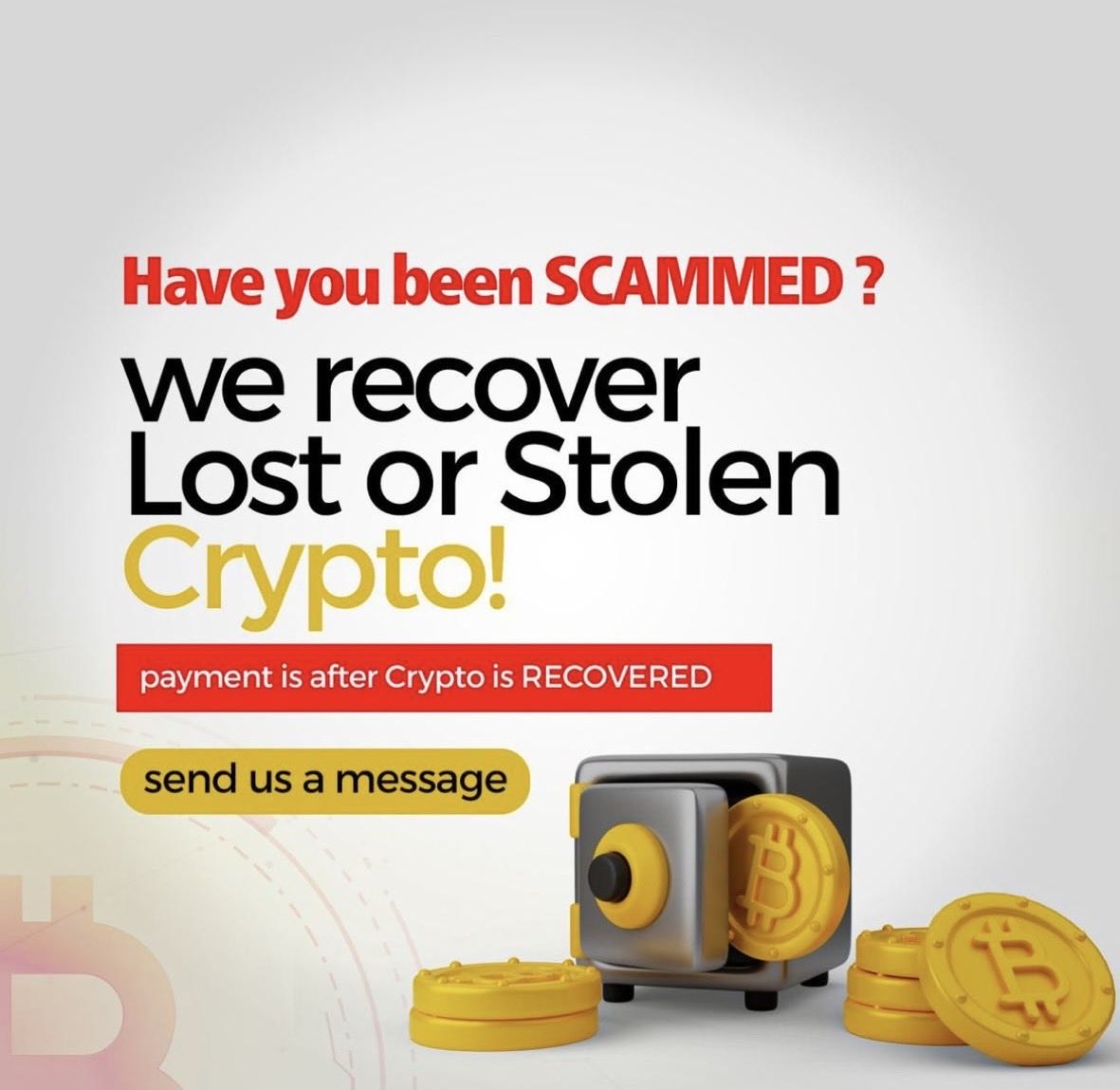 Can your crypto/NFTs be recovered 
Yeah 💪🏼😌,With the transaction IDs of a victim's assets, the movement of stolen and misappropriated funds can be traced. 
Send us a DM Today with all  TXN IDs so we can help Track, Trace and recover your digital assest #crypto #Nfts #Bitconnect