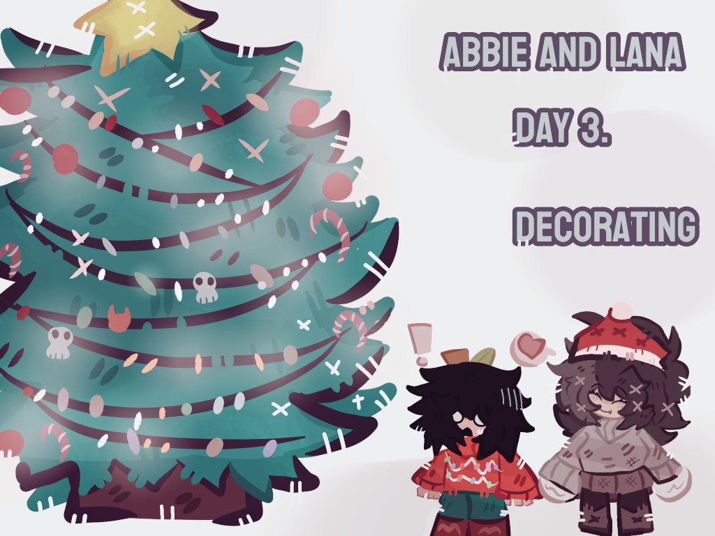 sophiapunkgoth's tweet photo. #FPE #fpefanart #fpeDecember #fpeart #fpearts #fundamentalpapereducationfanart #fanart #FPE #fundamentalpapereducation #Christmas #Fpearts #kaaatieverse #lanafpe #abbiefpe

Day 3. Decorating https://t.co/CwGRBCDJgs