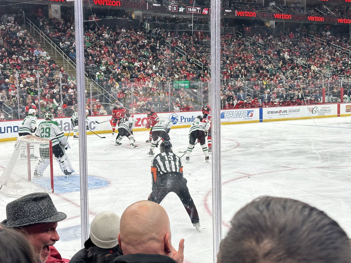 View from tonight. #NJDevils