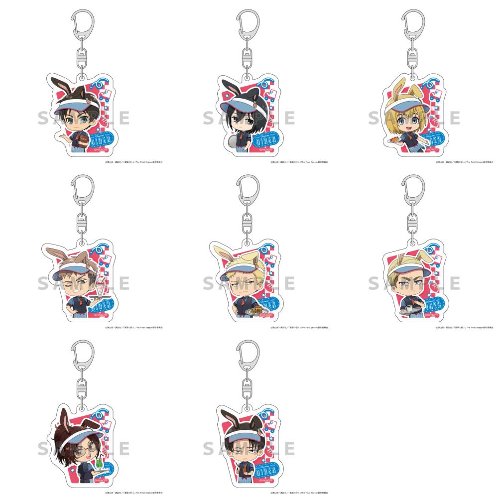 進撃の巨人　缶バッジ　アクリルスタンド キーホルダー　まとめ売り ☆新着☆ 【進撃の巨人】 アクリルスタンド トレーディング 缶バッジ