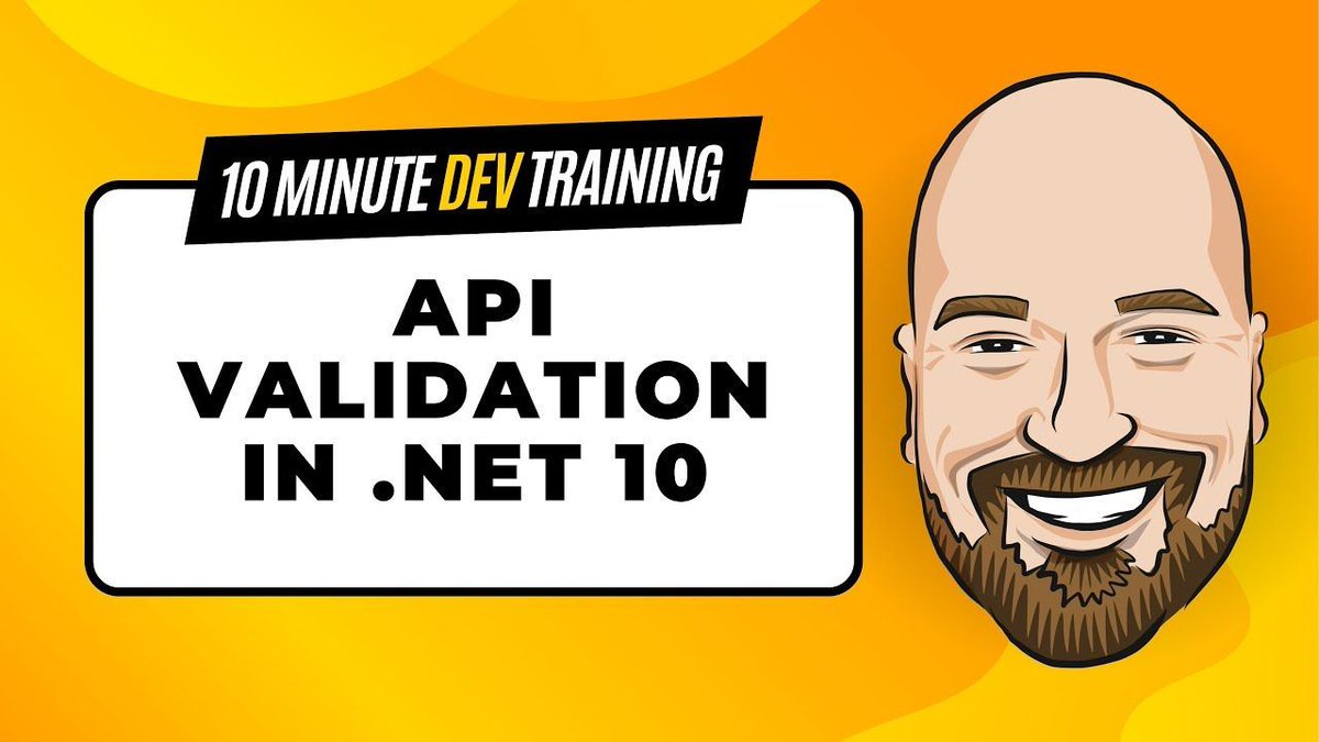 aspnetcore_news's tweet image. Minimal API Data Validation Changes in .NET 10 by @IAmTimCorey youtube.com/watch?v=sW_AcN… #aspnetcore