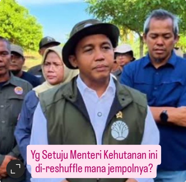 Setuju
👍

<a href="/kaesangp/">“kak” Kaesang</a> 
<a href="/RajaJuliAntoni/">Raja Juli Antoni, MA., Ph.D.</a>