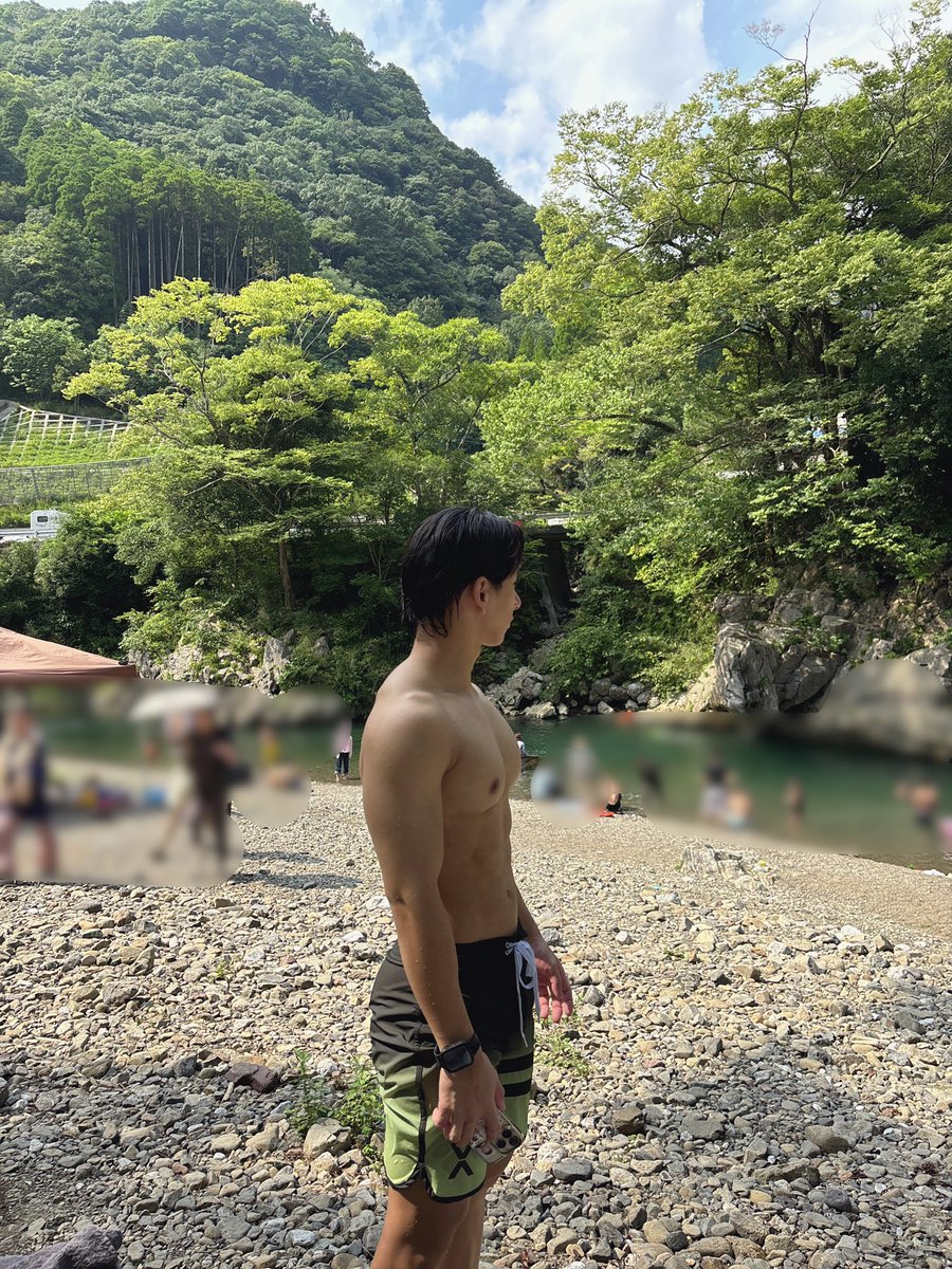kakipp_11's tweet image. おはようございます☀️

最近のジムの写真ないので今年の夏の写真を載せときます☝️