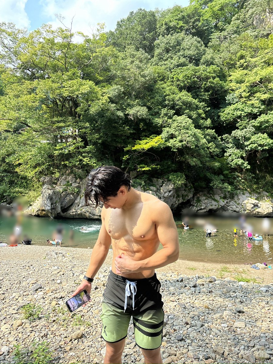 kakipp_11's tweet image. おはようございます☀️

最近のジムの写真ないので今年の夏の写真を載せときます☝️