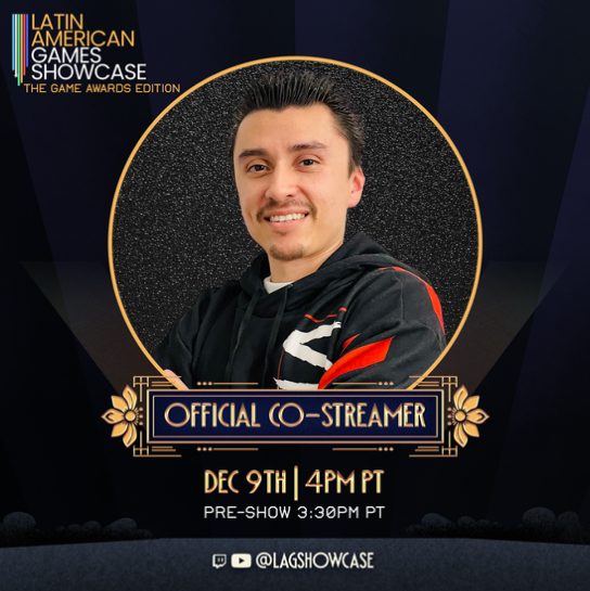 JJA_3_'s tweet photo. 🚨 ANNOUNCEMENT JKREW🚨

I’m officially a Co-Streamer for the Latin American Games Showcase – Game Awards Edition! 🎮✨

Honored to be part of this incredible event! Thank you @LAGShowcase for this opportunity with my community!❤

📆 December 9th --> https://t.co/T3LXkouXth
⏰ Pre-Show: 3:30 PM PST
🎥 Main Show: 4 PM PST

Come hang out, discover new games, and enjoy the hype with me LIVE!

#LAGS #TheGameAwards #LAGShowcase #IndieGames #StreamerCommunity #FYP