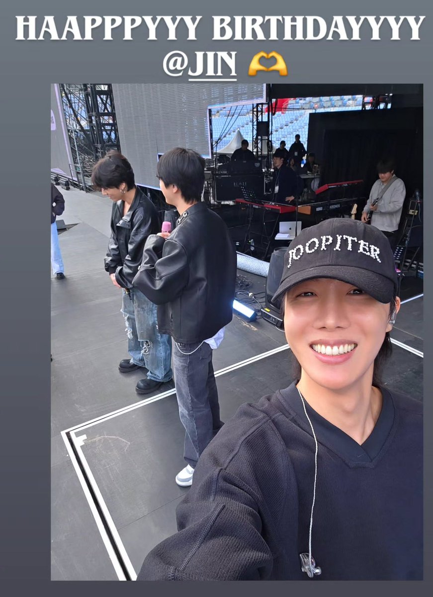 dalbitbangtan's tweet image. 📸 INSTAGRAM

J-Hope stories:
HAAPPPYYY BIRTHDAYYYY @/Jin 🫶