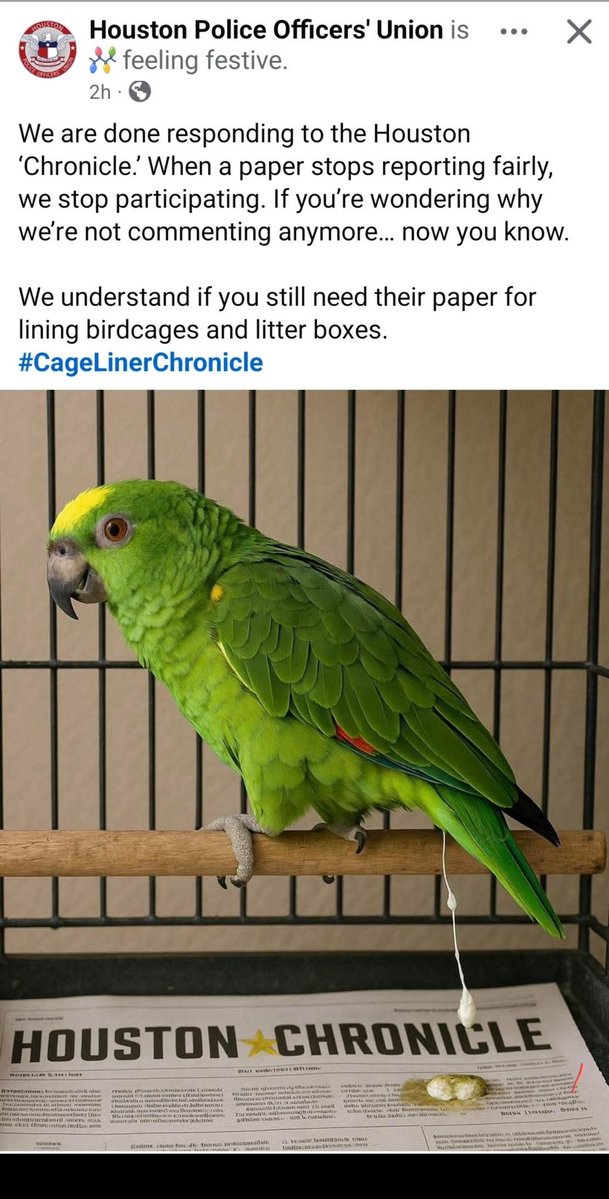 MaryBowdenMD's tweet image. 🔥@HPOUTX, I completely agree!

Houston Chronicle is only good for collecting bird poop!