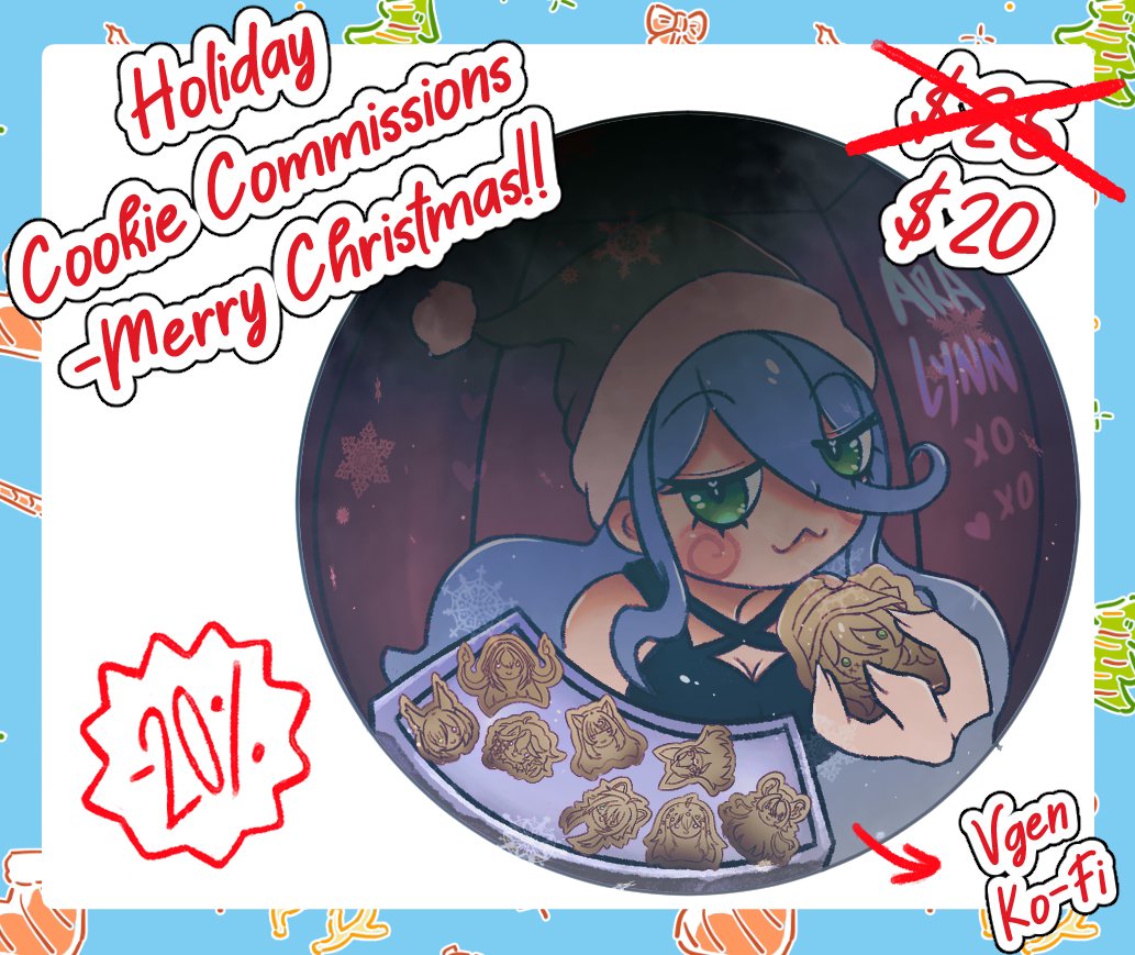 Fresh out of the oven!!
Christmas Fisheye Icon∼

You can find it listed on my #VGen and #KoFi
♡ + ↻ are apreciated♥️

💌Links below ↴