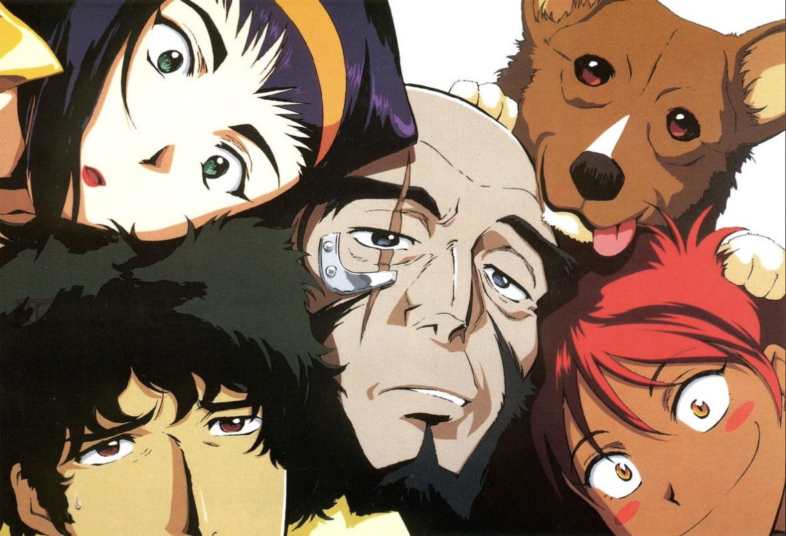 _NelVA_'s tweet photo. @mmmjoos Love em’! And sure ^^ I own one of the Bebop art books, and it’s this piece. The artist said, “I was imagining how each character would react when a camera was pointed at them saying ‘let me take a picture of your face’.” https://t.co/Jex3omzg41