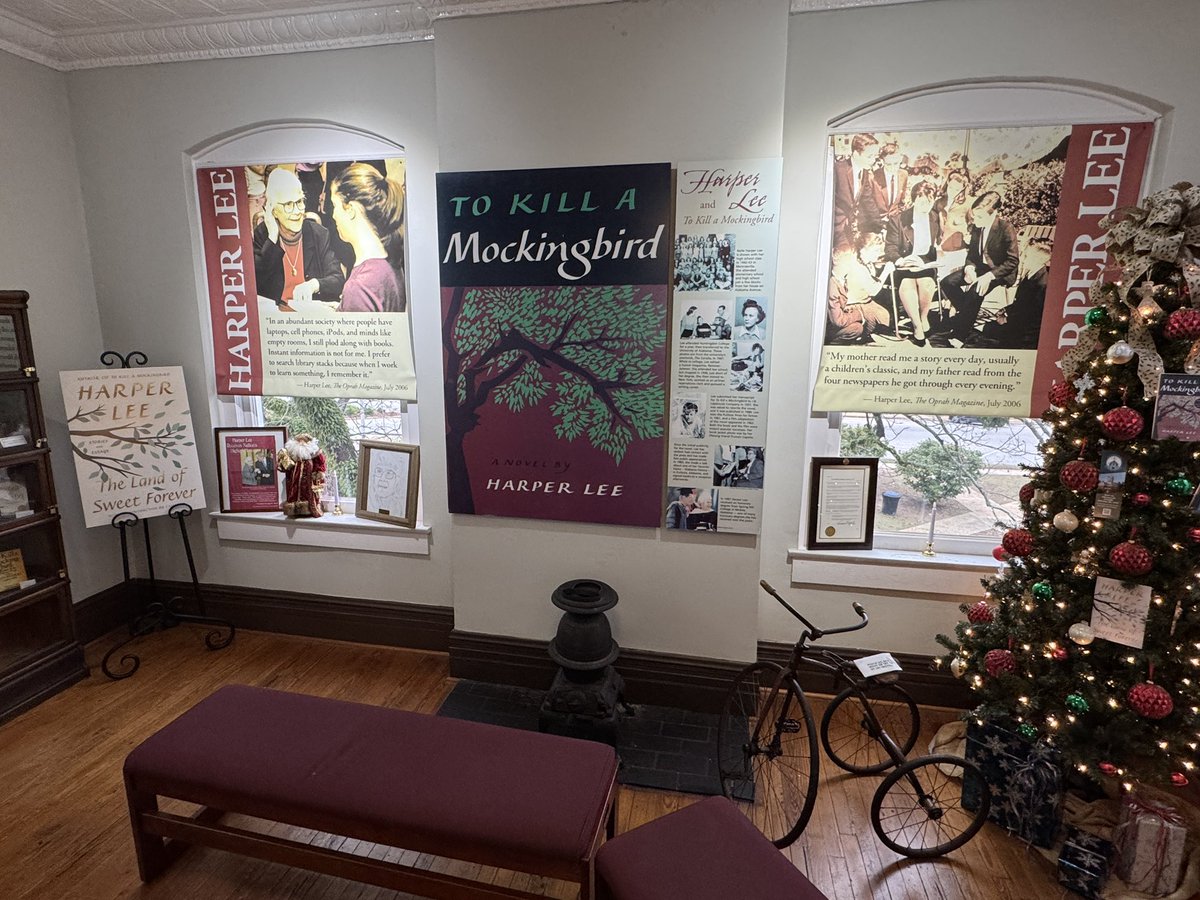 JohnHMerrill's tweet image. It was my privilege to be back in #MonroeCounty yesterday and visit with Monroe County Probate Judge Sonya Stinson at the courthouse in #Monroeville! After our visit, we had the opportunity to tour the historic courthouse featured in #ToKillAMockingbird by #HarperLee! #All67