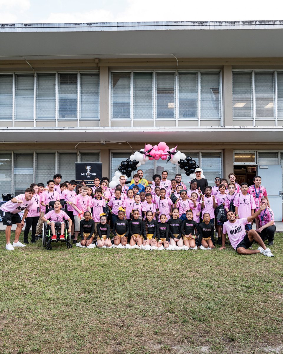 InterMiamiCF's tweet image. Inclusion is the legacy we’re building 💗 

The MLS Cup Legacy Project is bringing new sensory rooms, training, and matchday support to Miami. 🌟 Read more here: intermiamicf.com/news/2025-mls-…