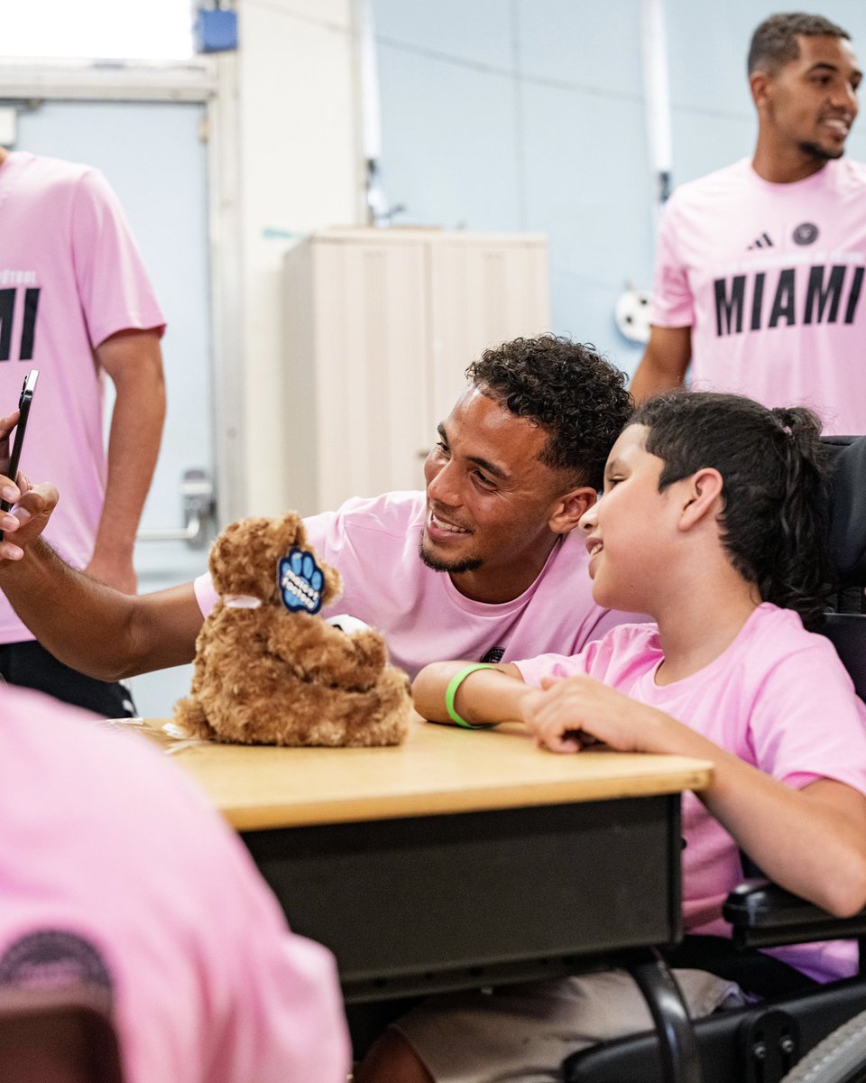 InterMiamiCF's tweet image. Inclusion is the legacy we’re building 💗 

The MLS Cup Legacy Project is bringing new sensory rooms, training, and matchday support to Miami. 🌟 Read more here: intermiamicf.com/news/2025-mls-…