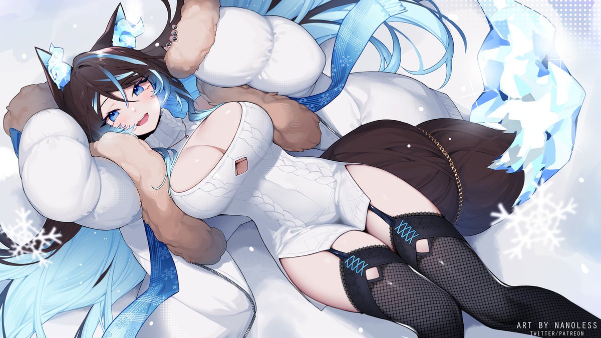 BlxzingSinders's tweet photo. Her winter outfit might be her favorite..

Other than being completely naked. 

" What do you all think?" https://t.co/itleJqLitC