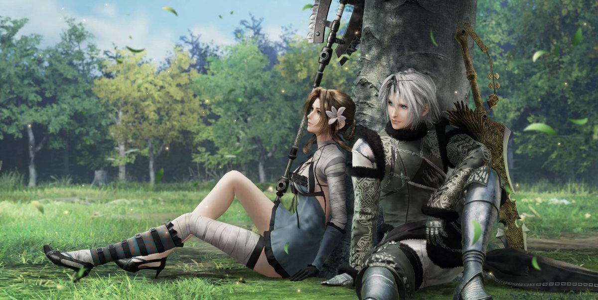 AERITH AND SEPHIROTH LOOK SO GOOD AS KAINE AND NIER 😭