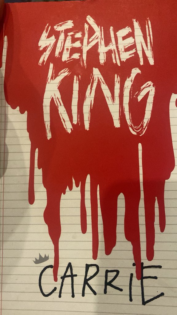 bertfru_merman's tweet image. Here we go again… 3rd time since 2020. And I’ve lost track of how many times I’ve read it in total.  

One of my favourite @StephenKing novels. 
🩸 
And I love this edition. 
#Carrie
