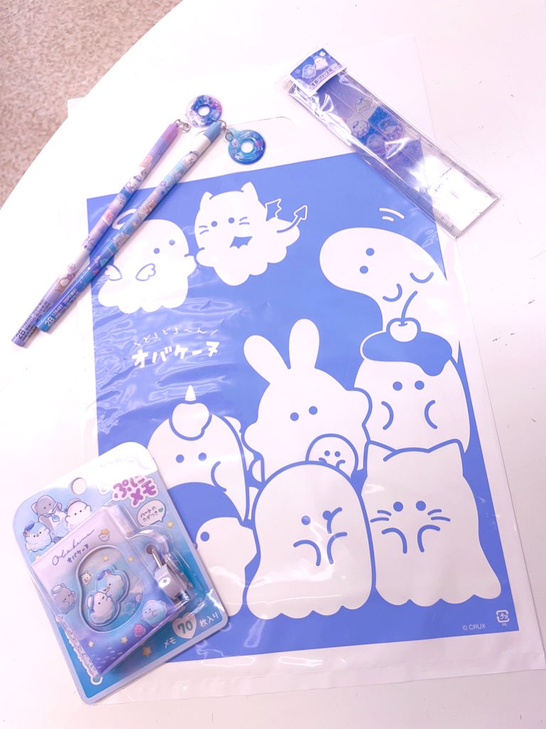 #オバケーヌ ノベルティキャンペーン開催中📢
オバケーヌ商品を含む税込500円以上のお買い物で、非売品ショッパーを1枚プレゼント👍A4サイズまでが入る可愛いバッグです😍【2階】#クラックス
#ファンシー文房具
※配布は2階レジのみです
※1人1日1枚までのお渡しです
※無くなり次第終了です