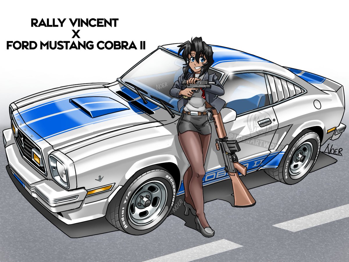 Itsnoerartworks's tweet image. Rally Ford Mustang Cobra II need bit more attention