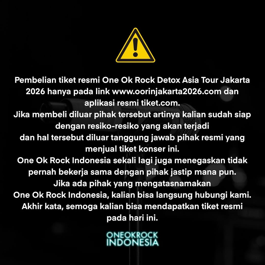 ONEOKROCK INDONESIA tweet media