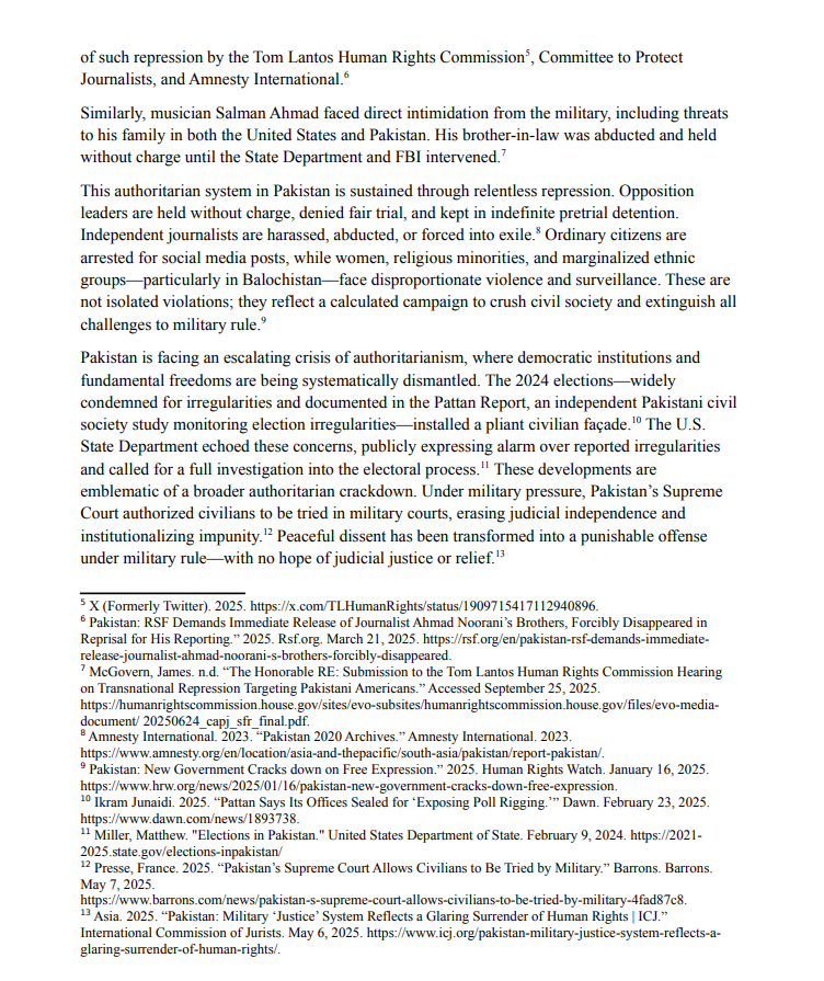 Coalition to Change U.S. Policy on Pakistan (CUSP) tweet media