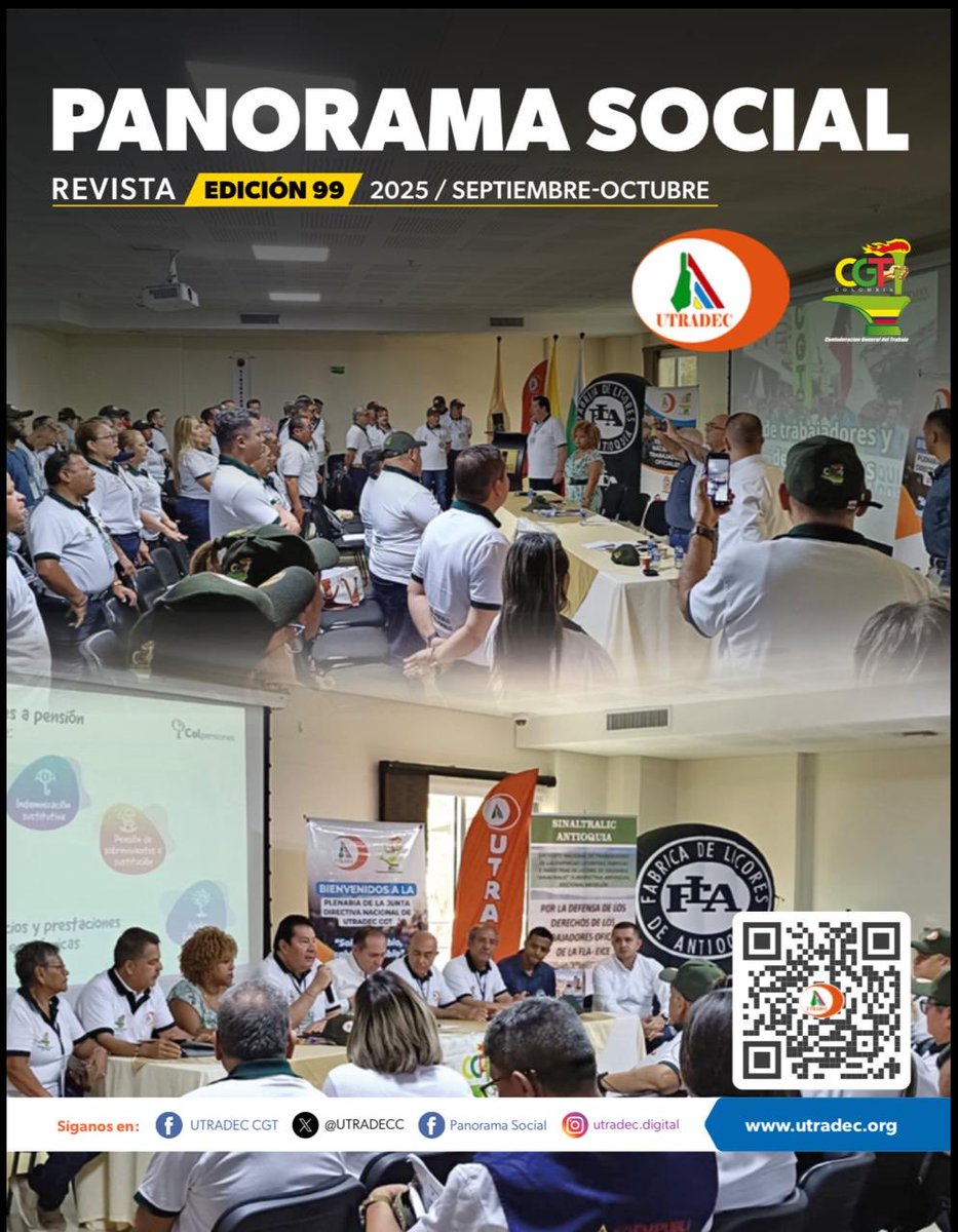Los invitamos a leer nuestra Revista Panorama Social Edición 99 y sus temas urgentes para #Colombia:

Tu pensión: Reforma Pensional.

Asamblea Constituyente de Petro.

Alerta: Crisis de salud del  Magisterio.

Claves sindicales 

🔗 ¡Haz clic y lee ya! calameo.com/books/00734355…