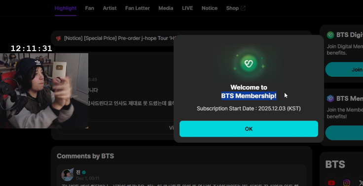 pauckitoier's tweet image. SE COMPRABA LA MEMBRESIA PARA APOYAR A LOS BIITIS Y PA Q NO LO BANEEN AKJSKJASAS