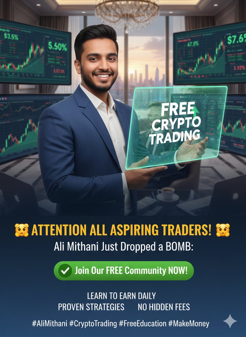 🤯 ATTENTION ALL ASPIRING TRADERS! 🤯
Ali Mithani Just Dropped a BOMB: FREE Crypto Trading Course!
That's right! Stop scrolling past those overpriced programs. Renowned trader Ali Mithani is offering his comprehensive Crypto Trading Course completely FREE of charge!