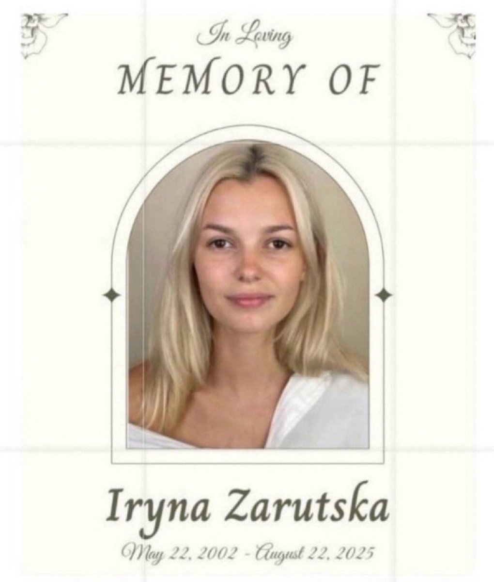 The world has not and will never forget you Iryna 🕯️🕯️🕯️🕯️