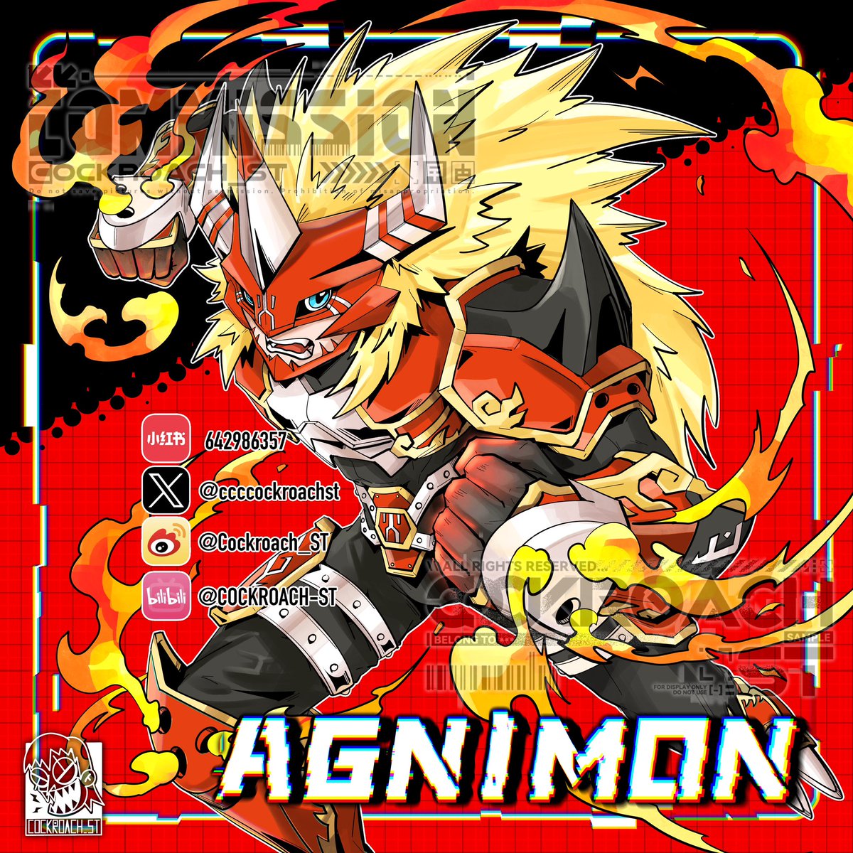 ccccockroachst's tweet image. Agnimon
#Digimon #デジモン