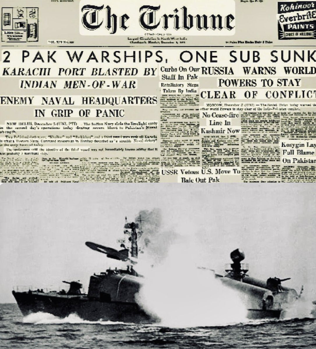 awasthi_bob's tweet photo. #Nausenadiwas 🇮🇳
Incredible“Killer Squadron”,deadly Styx missiles #Project205Moskit,decimation of Karachi Harbour & sinking of two 🇵🇰capital ships
INS Nipat, Nirghat & Veer #K22 #OSA1
#OpTrident #OpPython
शं नो वरुण (Taittiriya Upanishad)
@indiannavy @SandeepUnnithan https://t.co/Z7hgli20Ck