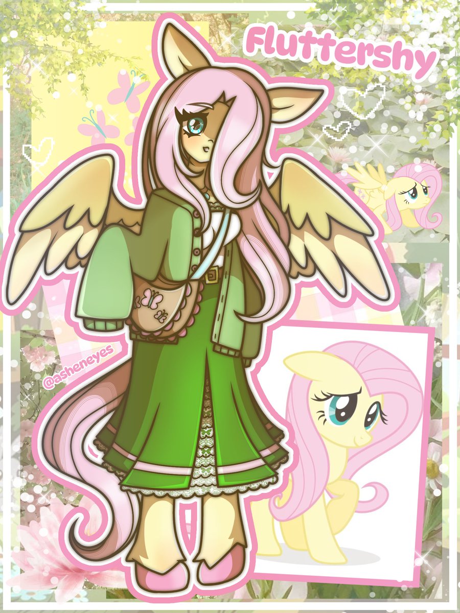 Ashen_Eyes's tweet image. Fluttershy in my style! Check out my insta for the process &amp;lt;3
#mlp #mylittlepony #fluttershy #mlpart #mlpfanart