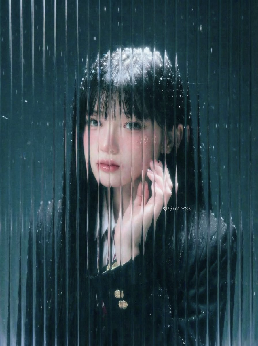 LiEvanna85716's tweet image. 这个效果太绝了，很多人都没发现🤯
AI摄影的天花板竟然是它👉 Fluted Glass Effect（竖纹玻璃特效）

让照片质感直接拉满：
普通生成：清晰但平淡 ❌ 
加玻璃特效：电影级氛围感 ✅ 
材质：Textured / Reeded Glass 

效果：垂直扭曲 + 朦胧美 + 艺术感  日系冬日雪夜少女

❄️ Nano Banana Pro生成