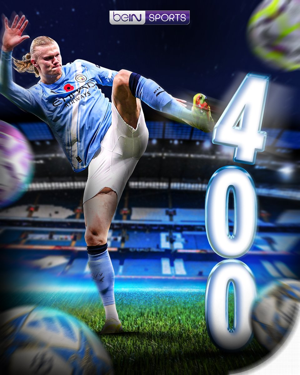 Erling Haaland has surpassed 400 career goal involvements for club and country at just 25 years old! 

#beINSPORTS