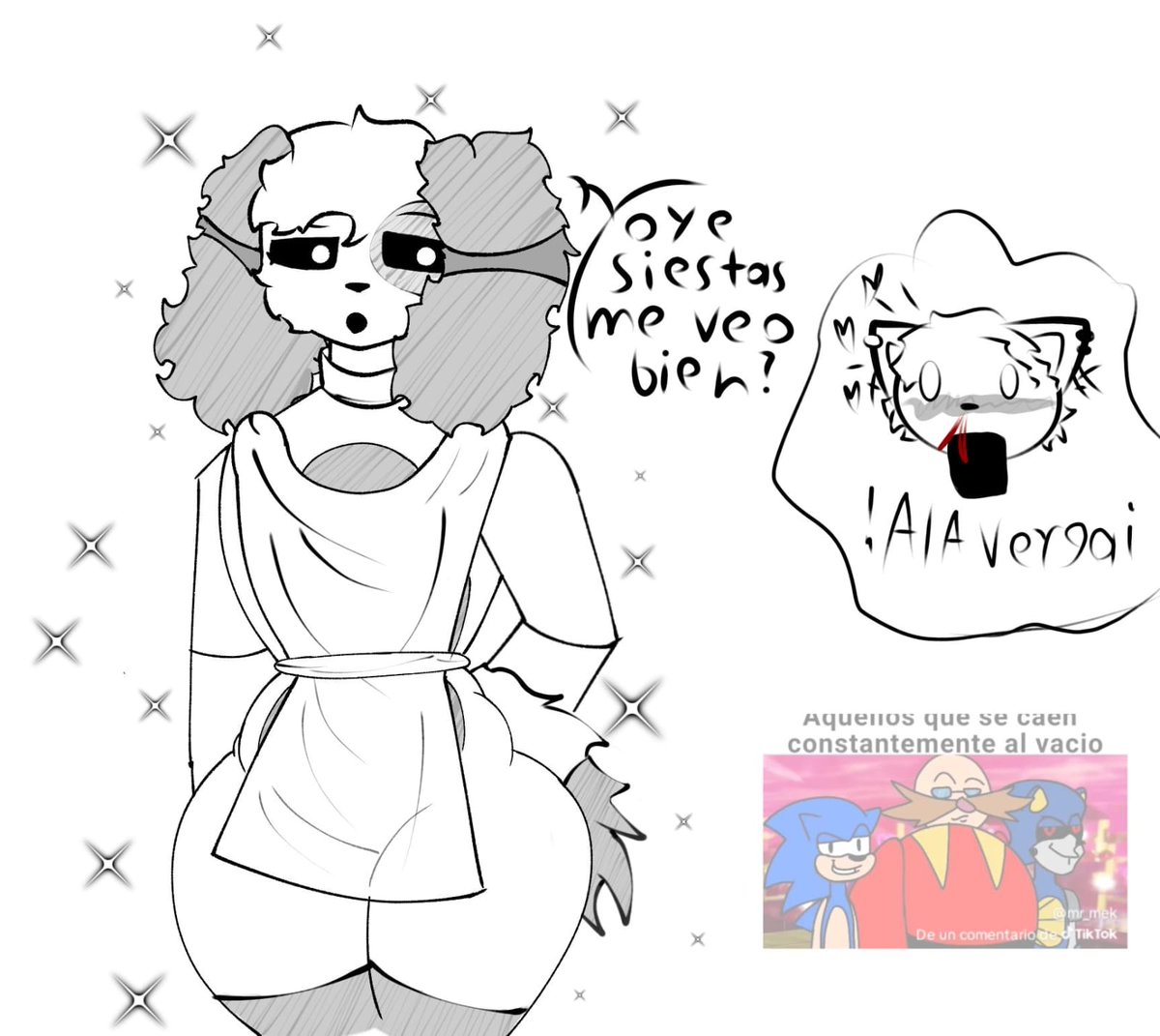 Aquí hay un dibujito hecho por siestas, el me pidió que lo subiera :3