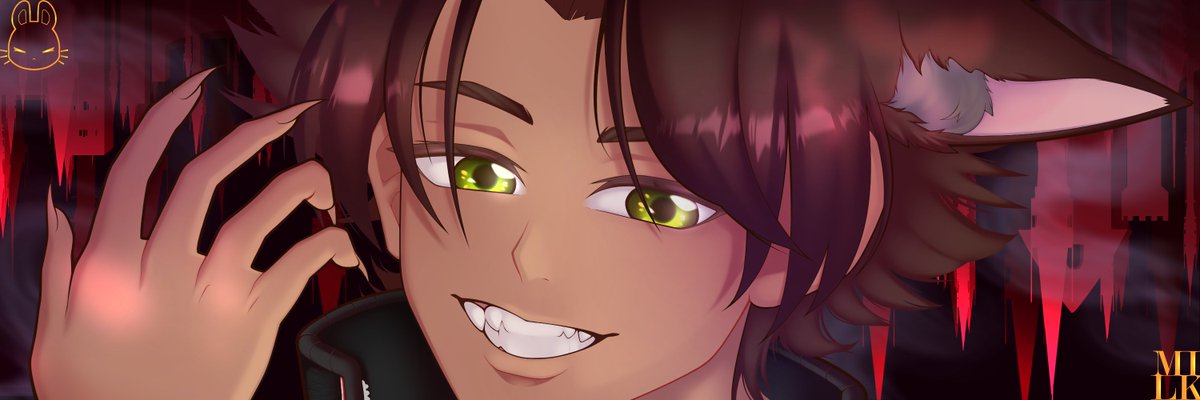 If you guessed the wonderful <a href="/TheOnlyVoxKeys/">VoxKeys🌑🐾</a> then you guessed right 🩷 #vtuber #vgen #banner #vtubercommission