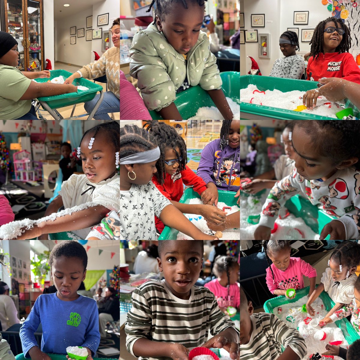 RCPS_EarlyLearn's tweet image. After‑school forecast: 100% chance of Insta Snow flurries ❄️☃️ #SnowMuchFun  #afterschooladventures #pat #dph