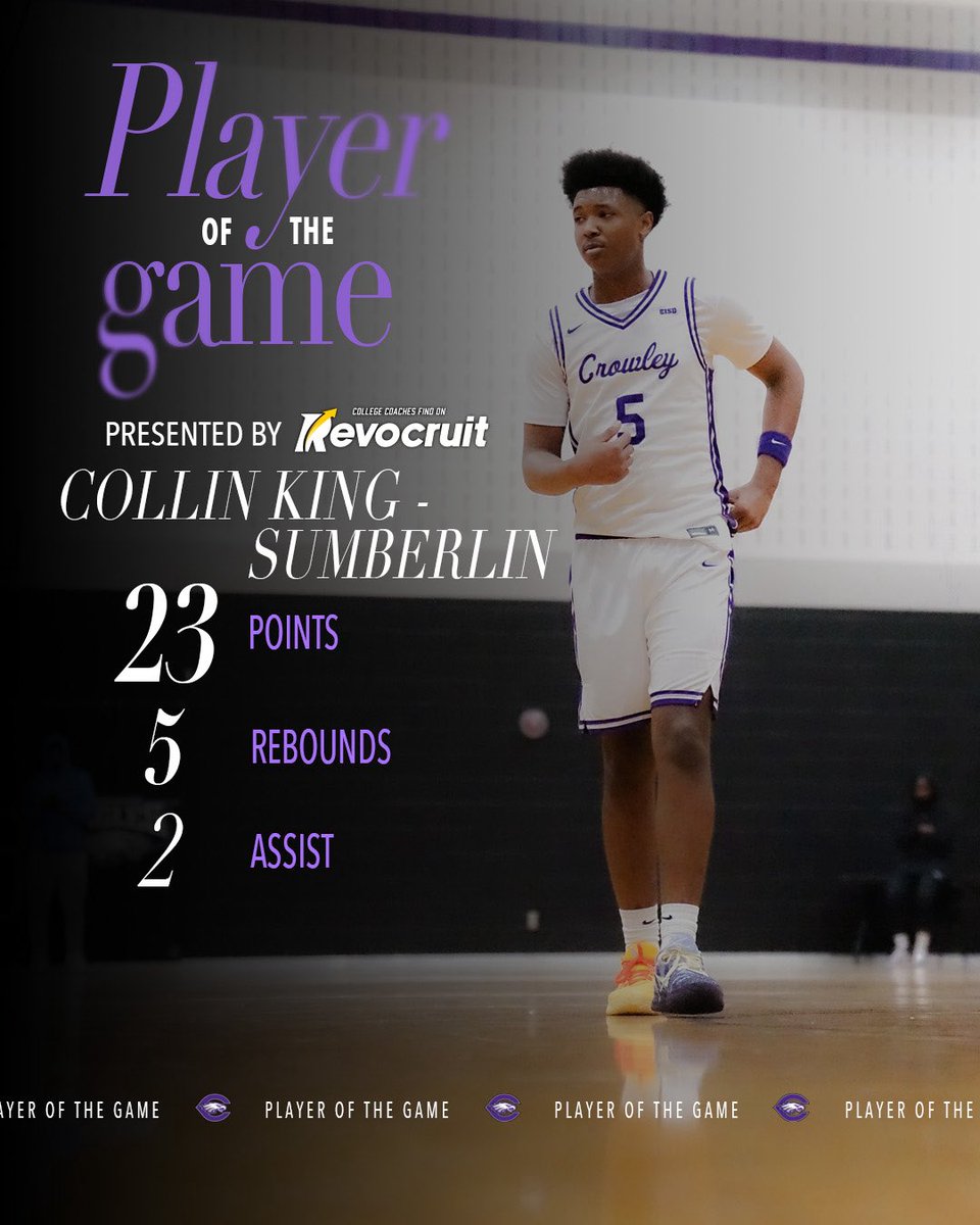 Crowley High School Men’s Basketball tweet media