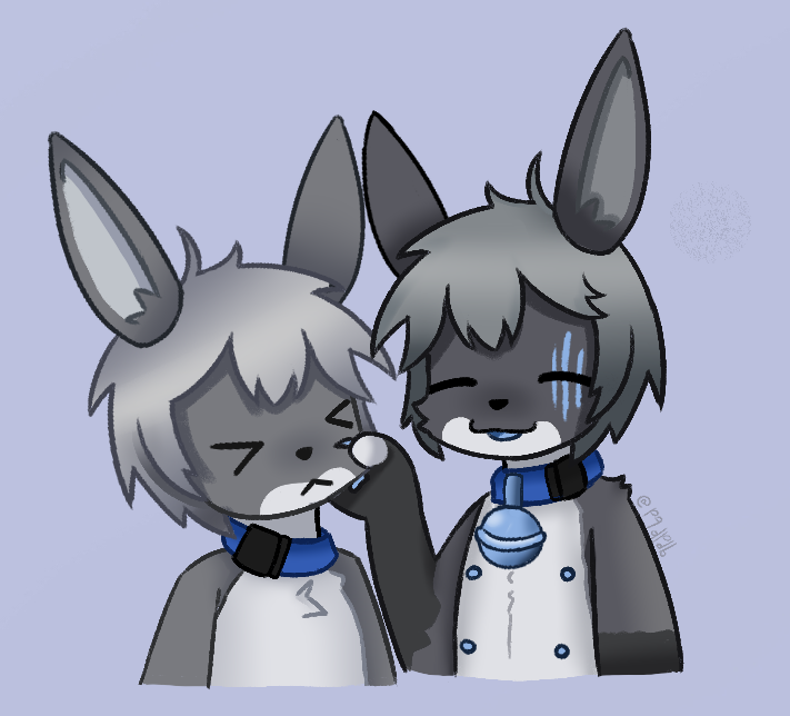 Thanks <a href="/Kabsfy/">Kabsfy ★</a> for trusting me! 
2 different characters in one drawing! <a href="/Kabsfy/">Kabsfy ★</a> and <a href="/by_chu1/">🦋: by-chu.neocities.org (Comms: Always open)</a>