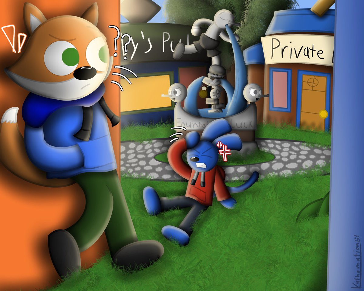 Kathemations's tweet photo. Hey so I made some ferrick fan art bc why not :3
(#toonturf #ferrick) https://t.co/tMGWuzCoDo